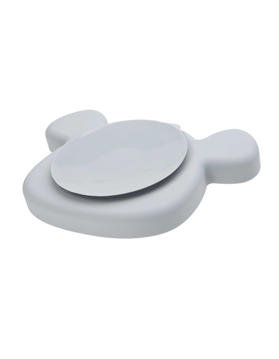 Assiette à compartiments en silicone Little  Chums souris (Lassig) – Image 2