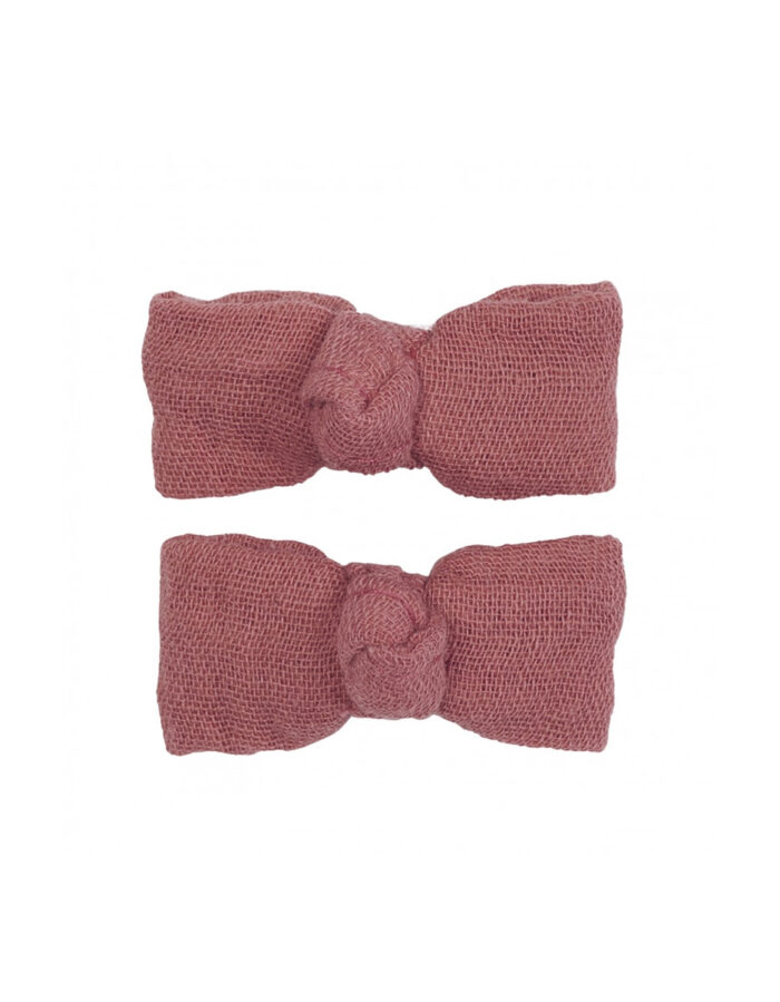 Lot 2 barrettes clic clac gaze uni (BB&Co)