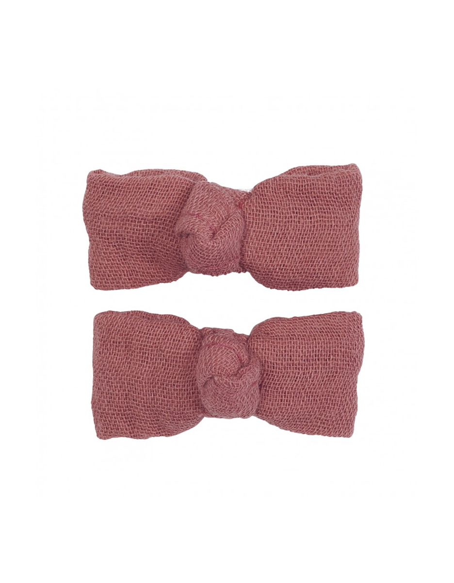 Lot 2 barrettes clic clac gaze uni (BB&Co)