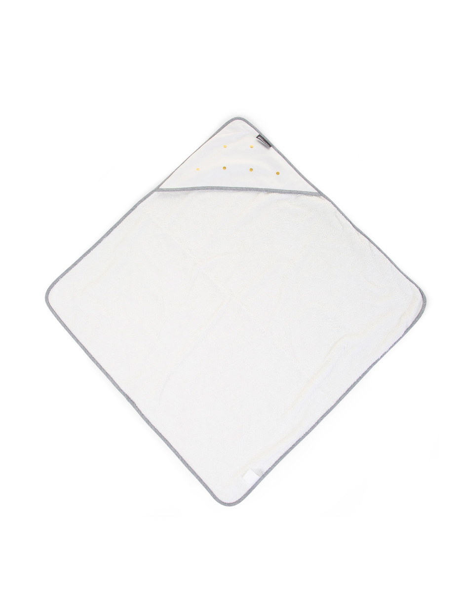 Cape de bain + gant - 80x80 cm jersey gold dots (Childhome) – Image 2