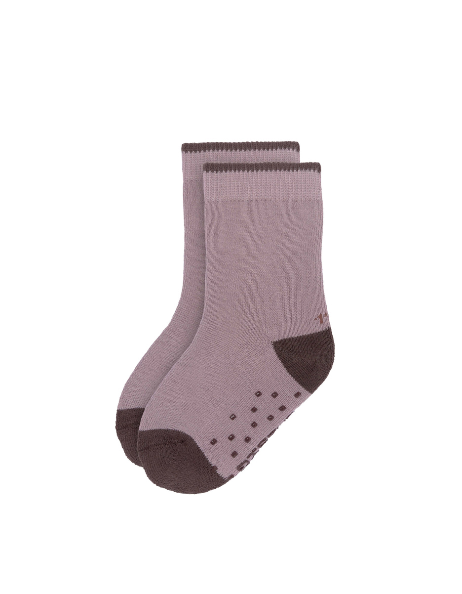 Chaussettes Antidérapantes (Lot de 2) Enfants, Tiny Farmer Lilas (Lassig) – Image 2