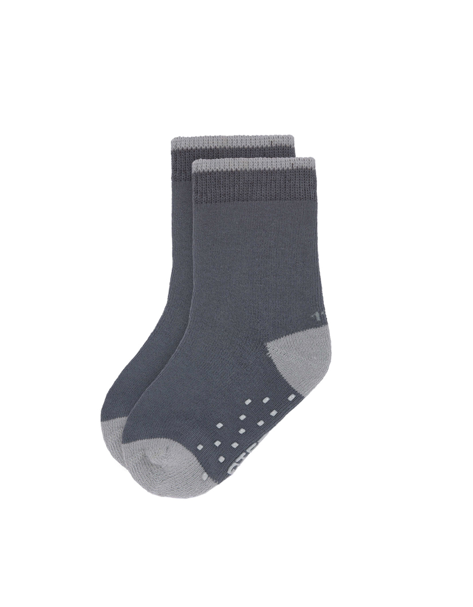 Chaussettes Antidérapantes (Lot de 2) Enfants, Tiny Farmer Bleu (Lassig) – Image 2