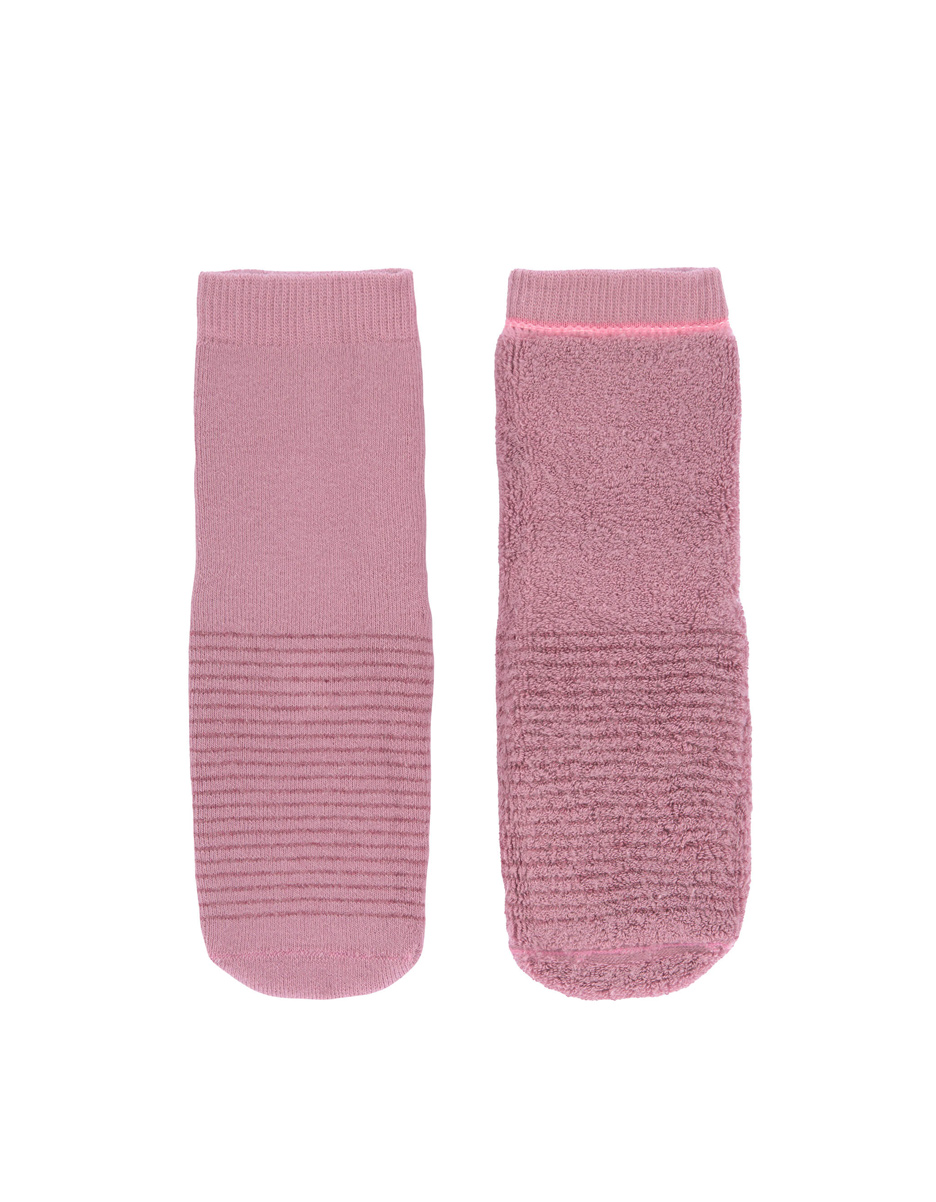 Lot de 2 chaussettes antidérapantes, rose (Lassig) – Image 4
