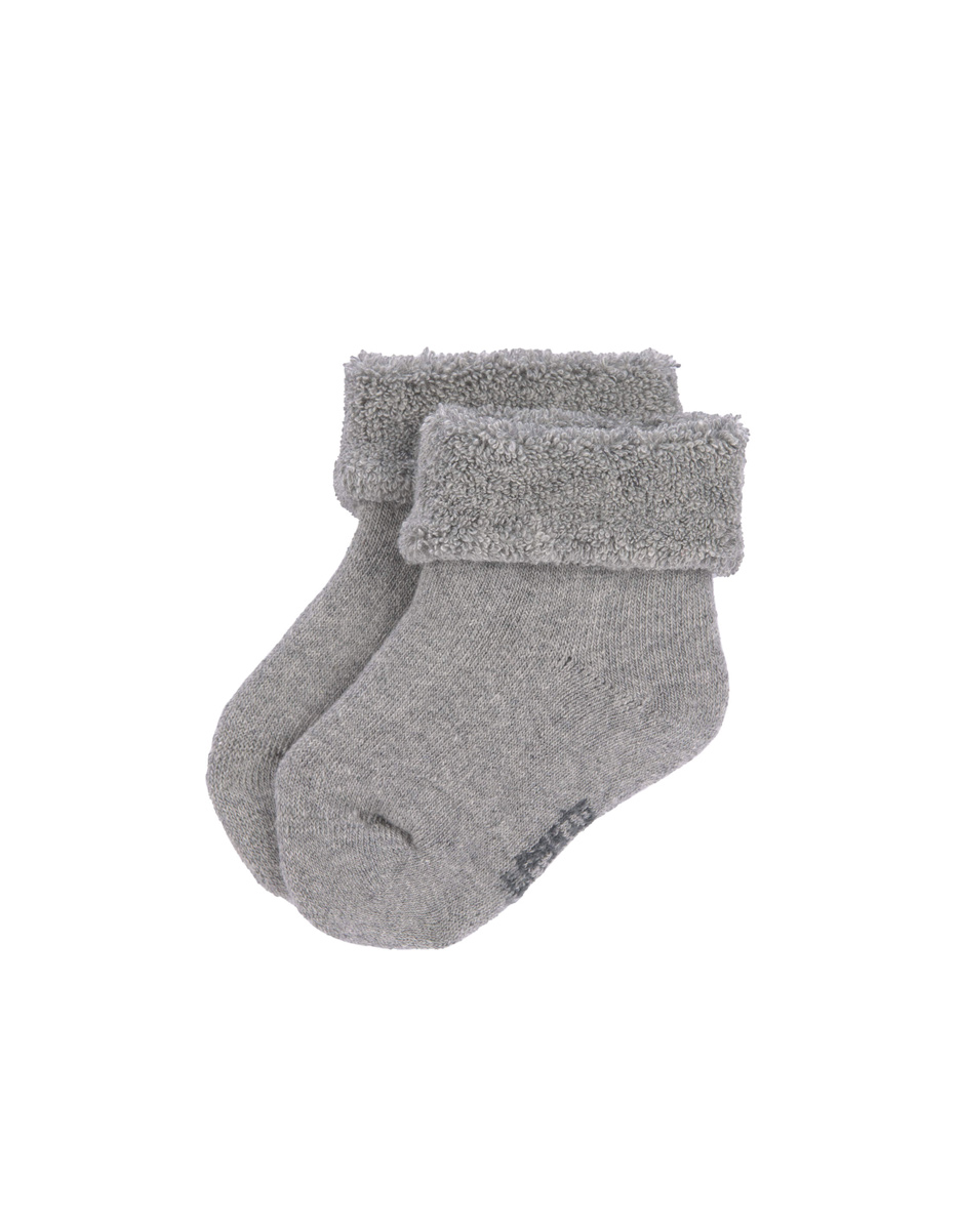 Lot de 3 chaussettes nouveau-né, gris (Lassig) – Image 3