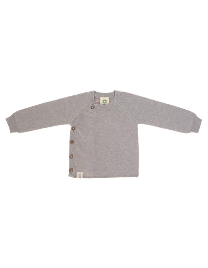 Gilet tricoté GOTS Garden Explorer gris (Lassig)