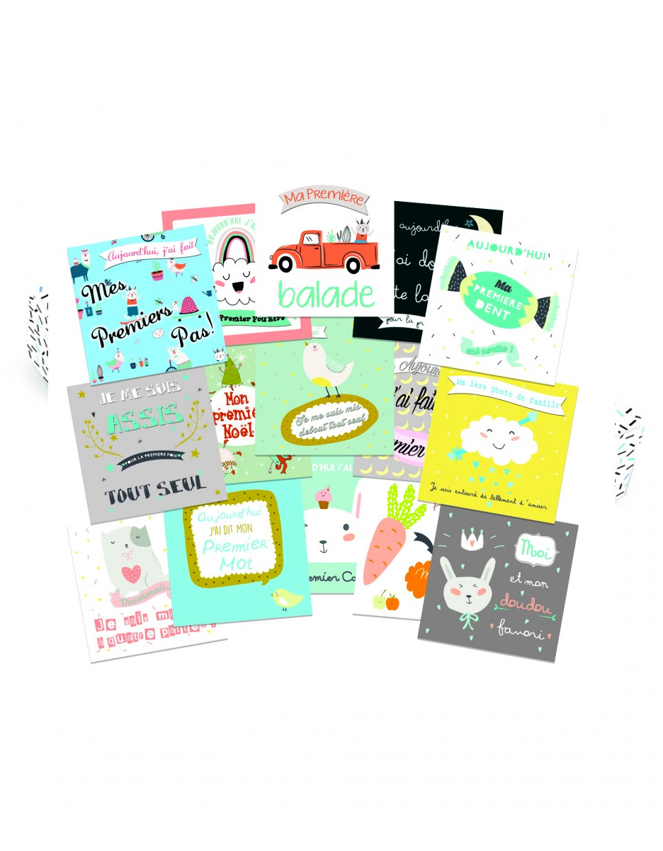 Kit pour photos "Ma Première Année" garçon (BB&Co) – Image 2