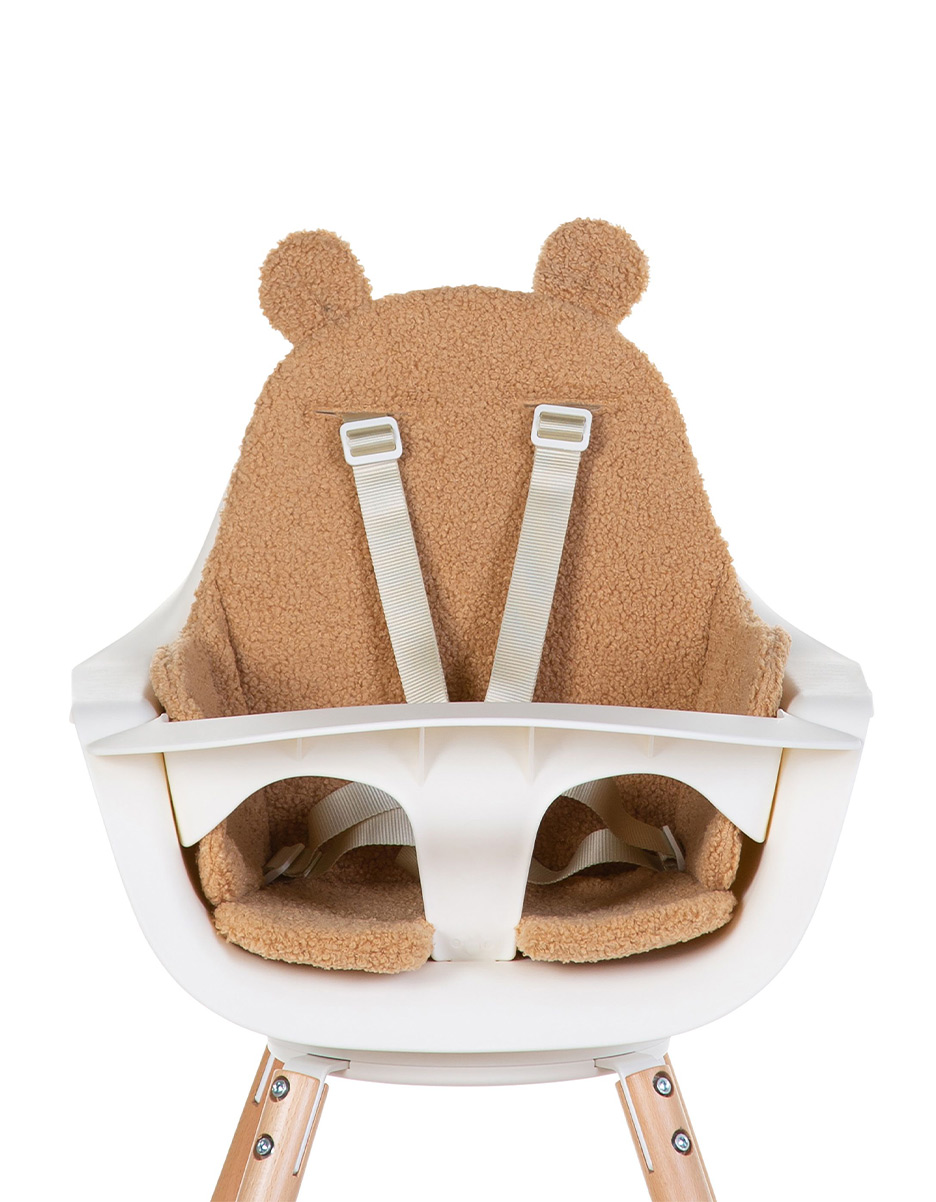 Evolu Coussin Pour Chaise Haute - Polyester - Teddy Brun (Childhome)