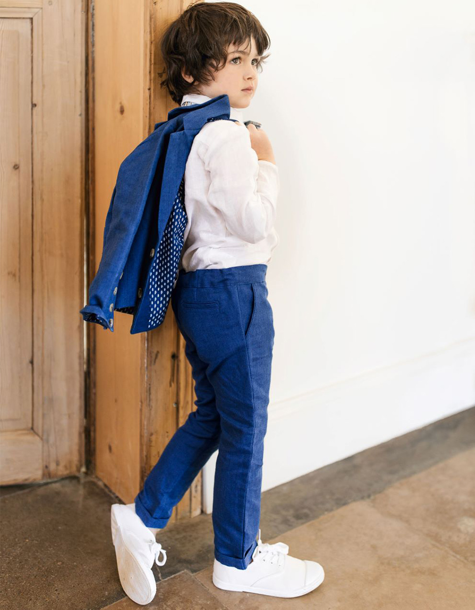 Pantalon Arsène Bleu (Les Petits Inclassables) – Image 2