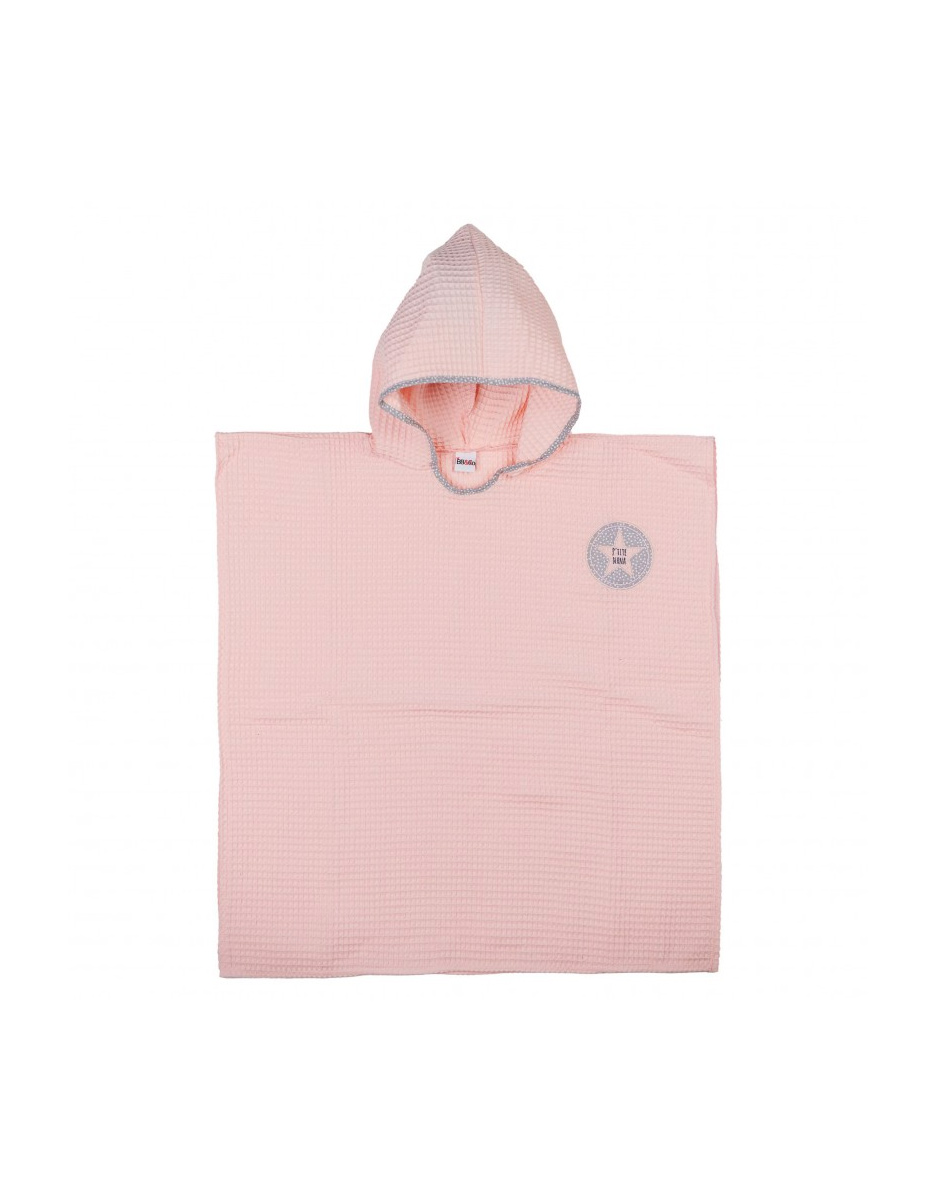 Poncho de bain à capuche en nid d'abeille (BB&Co)
