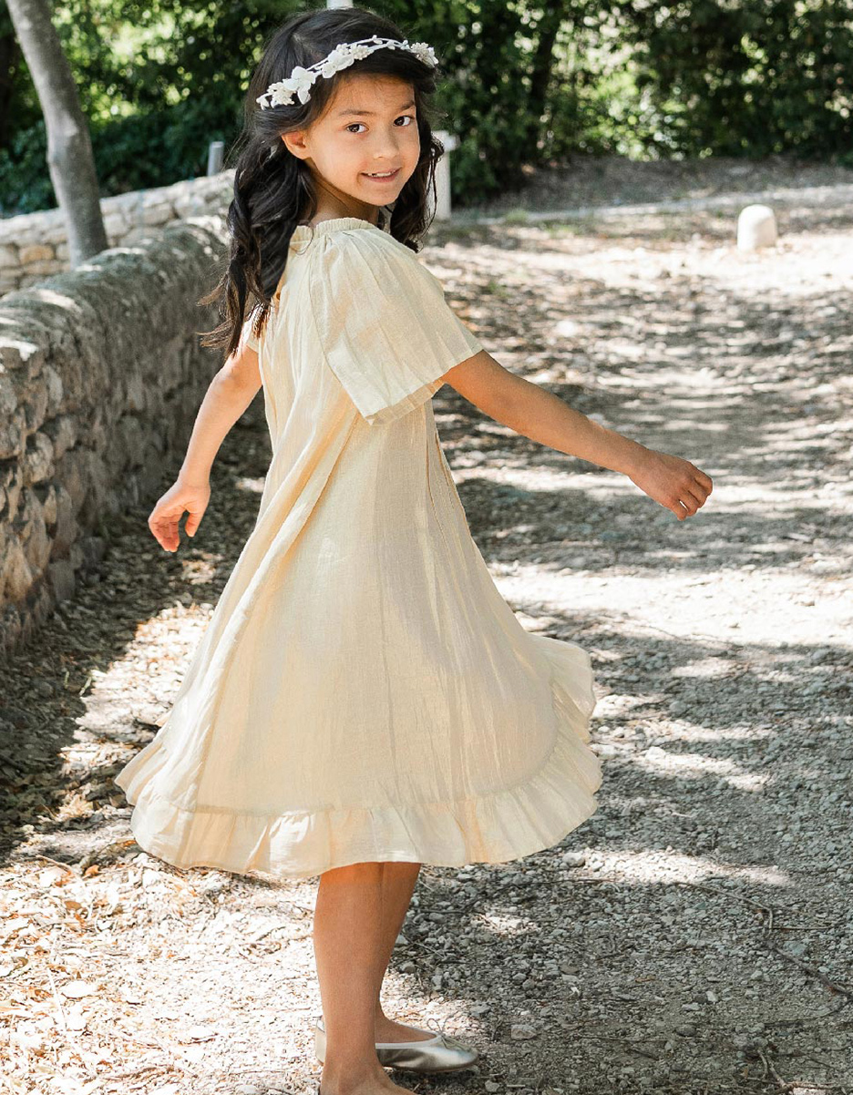 Robe Angèle Or (Les Petits Inclassables) – Image 2