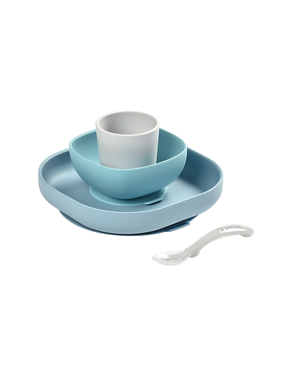 Coffret repas silicone 4 pièces (Béaba)