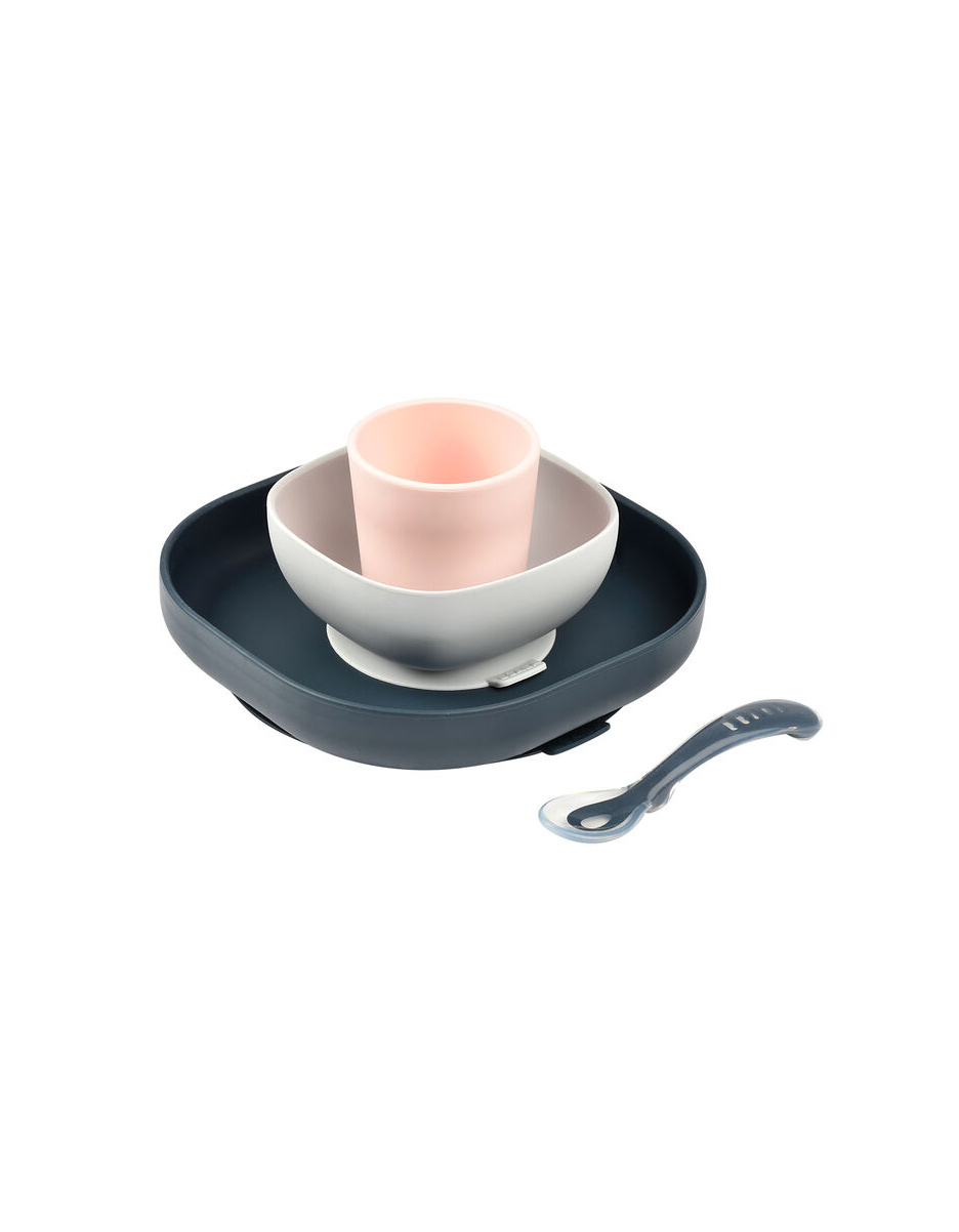 Coffret repas silicone 4 pièces (Béaba) – Image 2