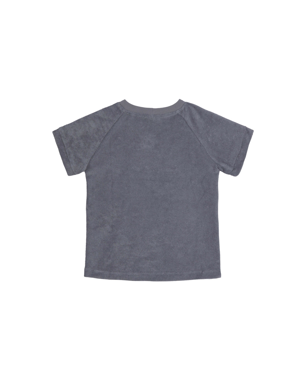 T-shirt manches courtes anthracite Terry (Lassig) – Image 2