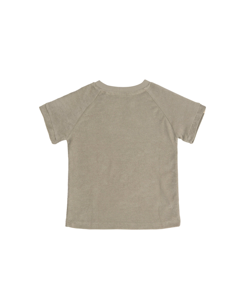 T-shirt manches courtes olive Terry (Lassig) – Image 3