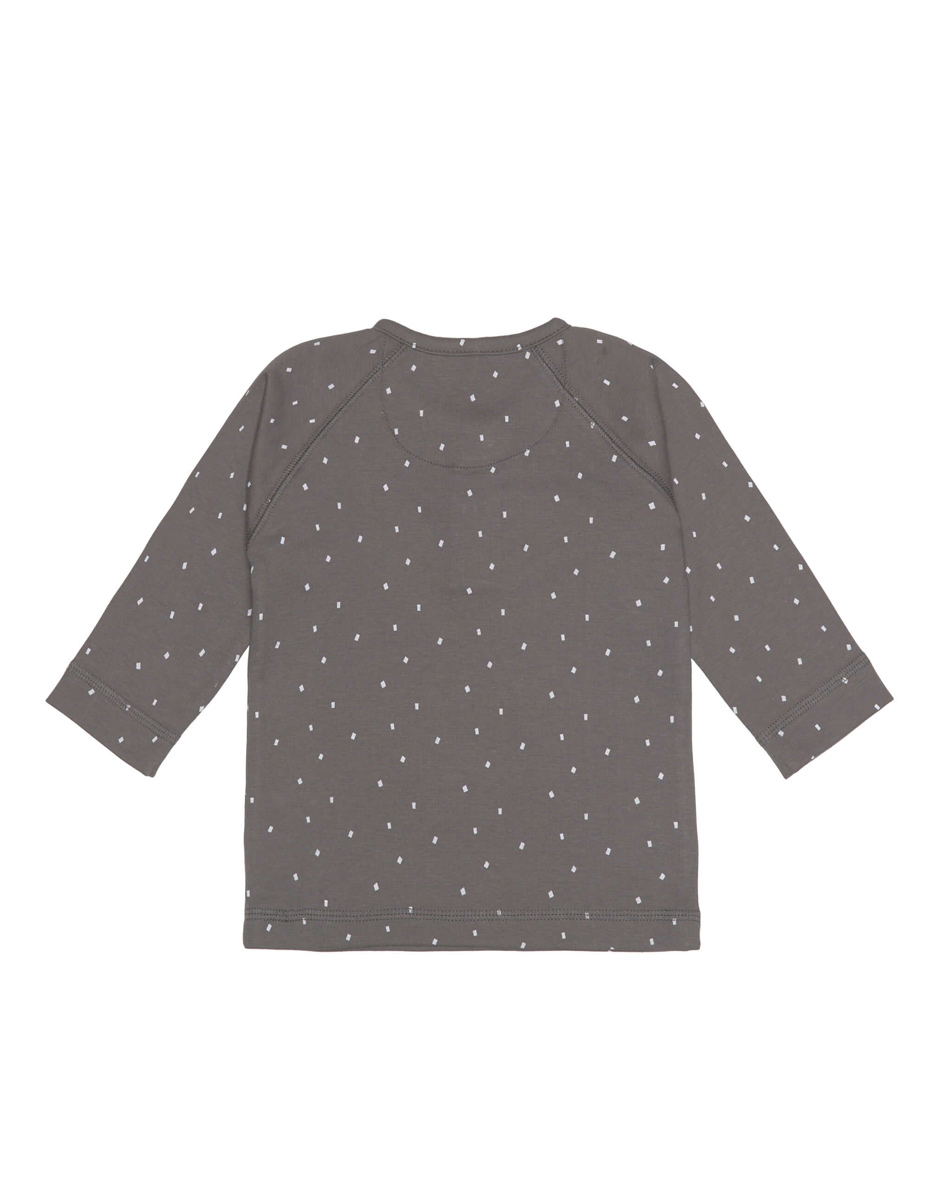 T-Shirt Kimono GOTS Pois anthracite (Lassig) – Image 2