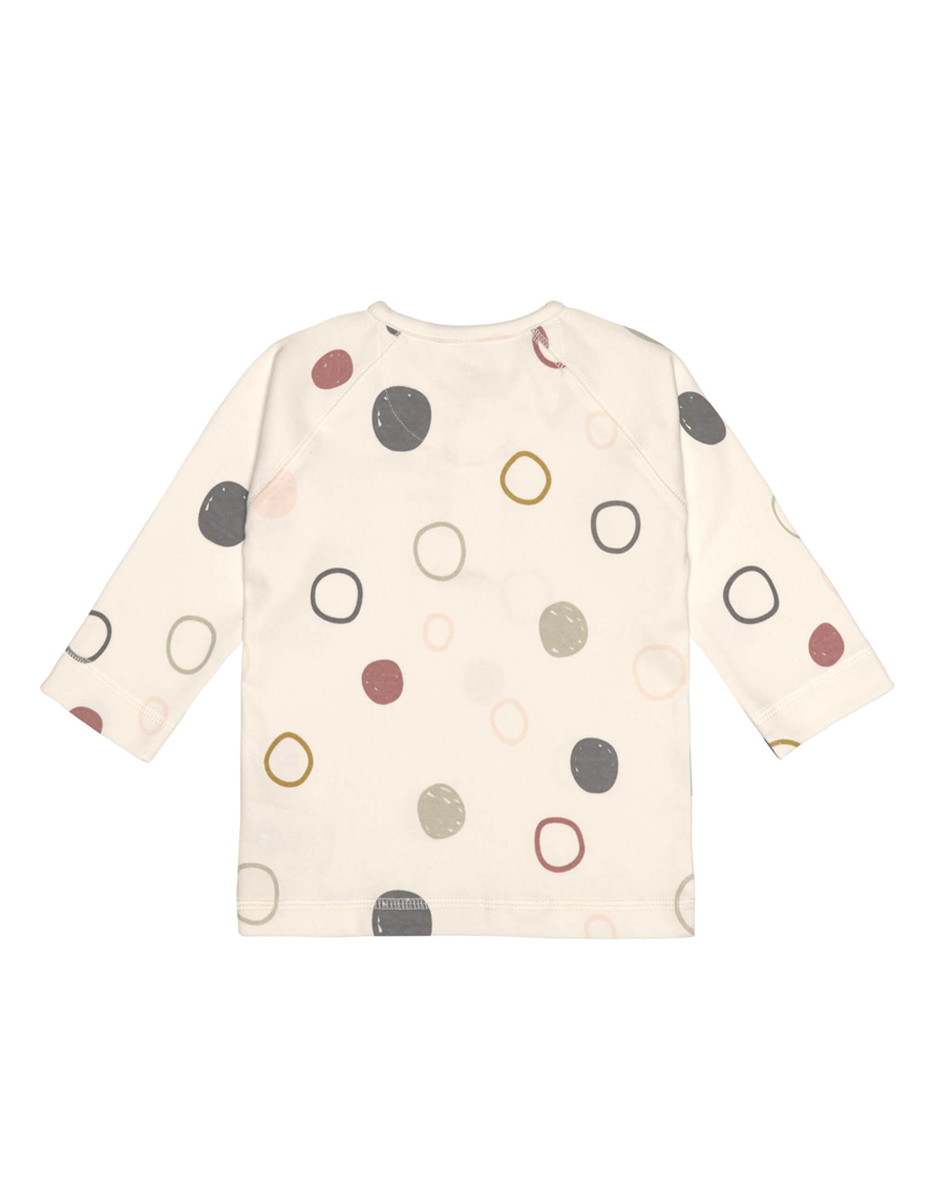 T-Shirt Kimono GOTS Cercles écru (Lassig) – Image 2