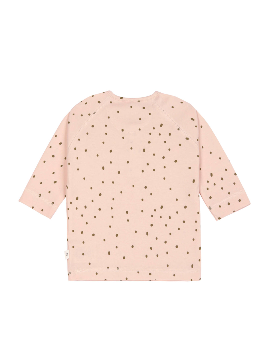T-Shirt Kimono GOTS Pointillés rose poudré (Lassig) – Image 2