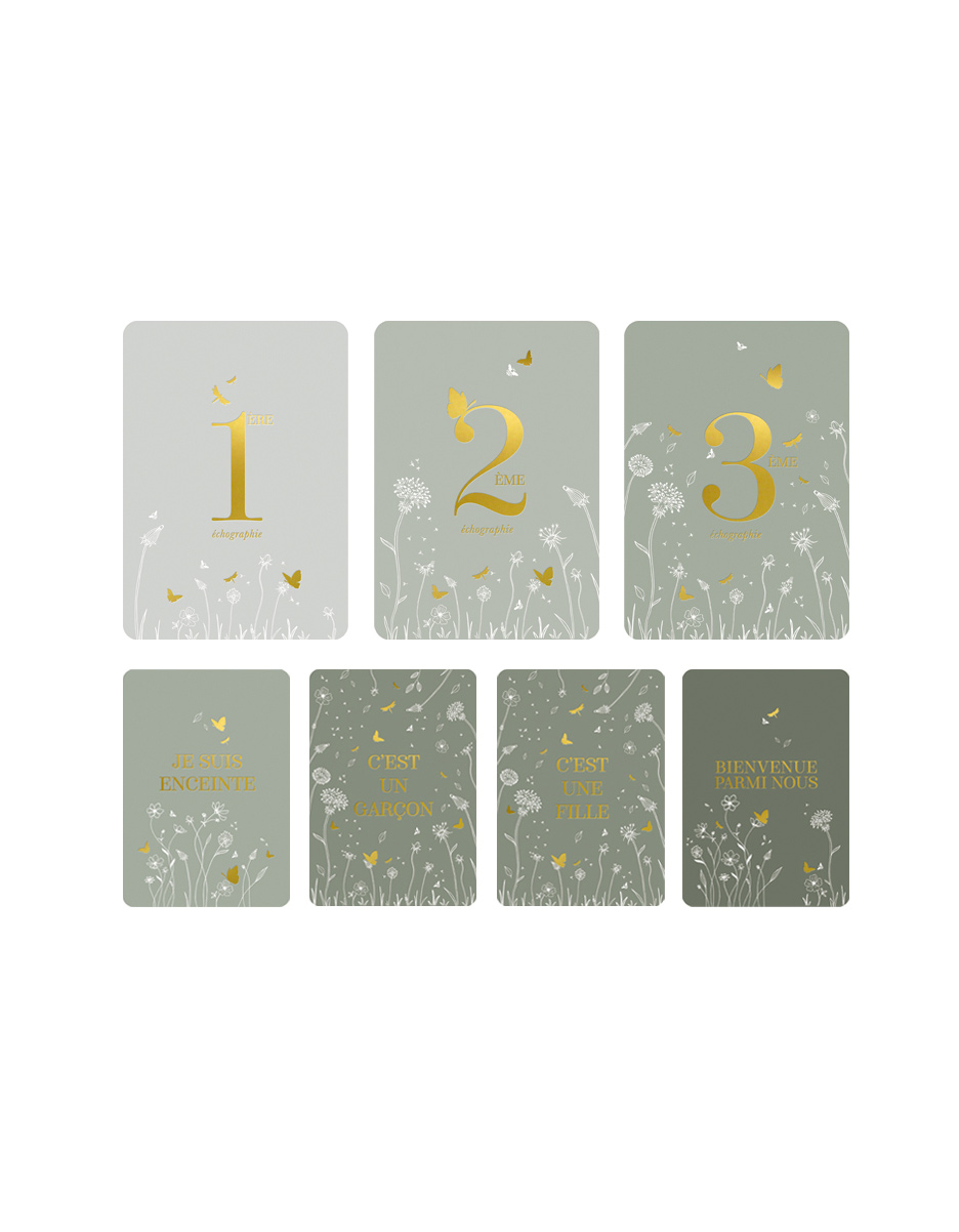 Cartes étapes grossesse Au Jardin (ZAKUW) – Image 2
