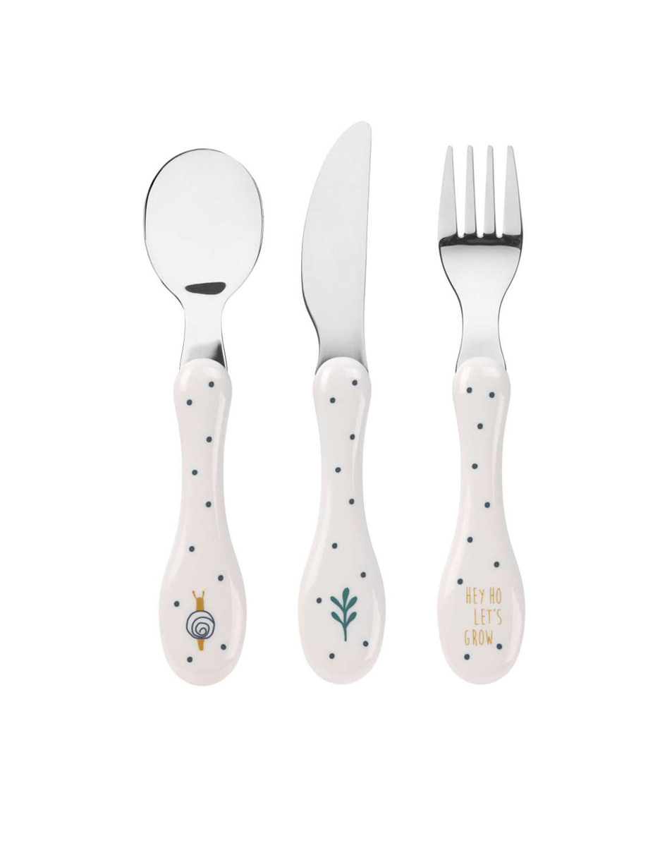 Couverts Enfants Inox (3 pcs) - Garden Explorer (Lassig)