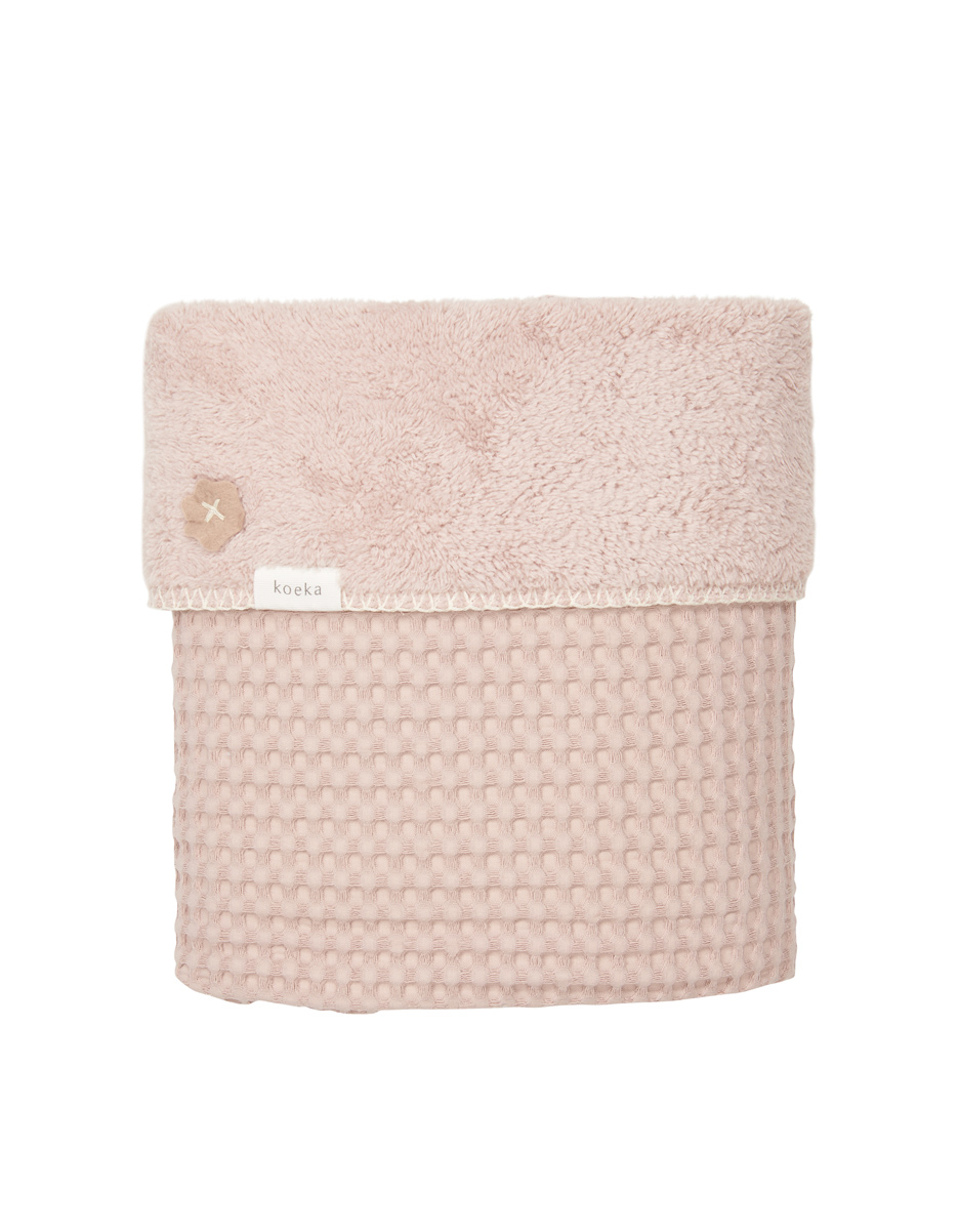 Couverture lit teddy Oslo - rose (Koeka)