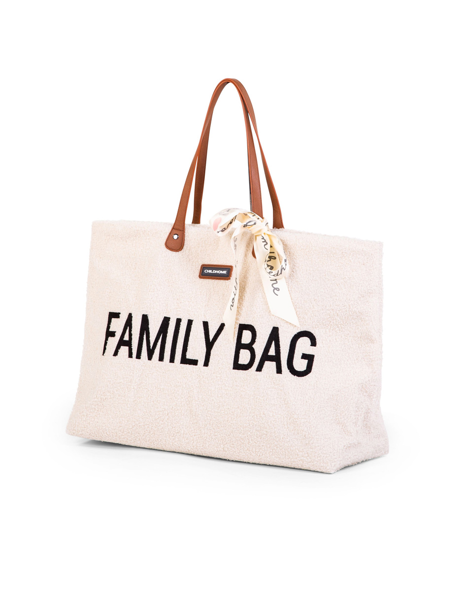 Family Bag Sac à Langer - Teddy - Ecru (Childhome)