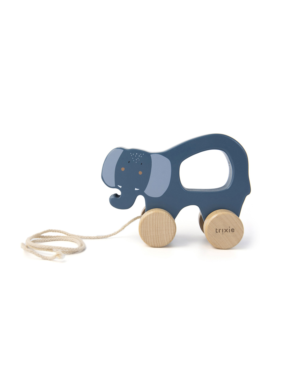 Jouet à tirer en bois - Mr. Elephant (Trixie)