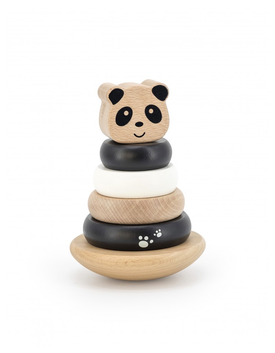 Anneaux empilables - Panda (Label)
