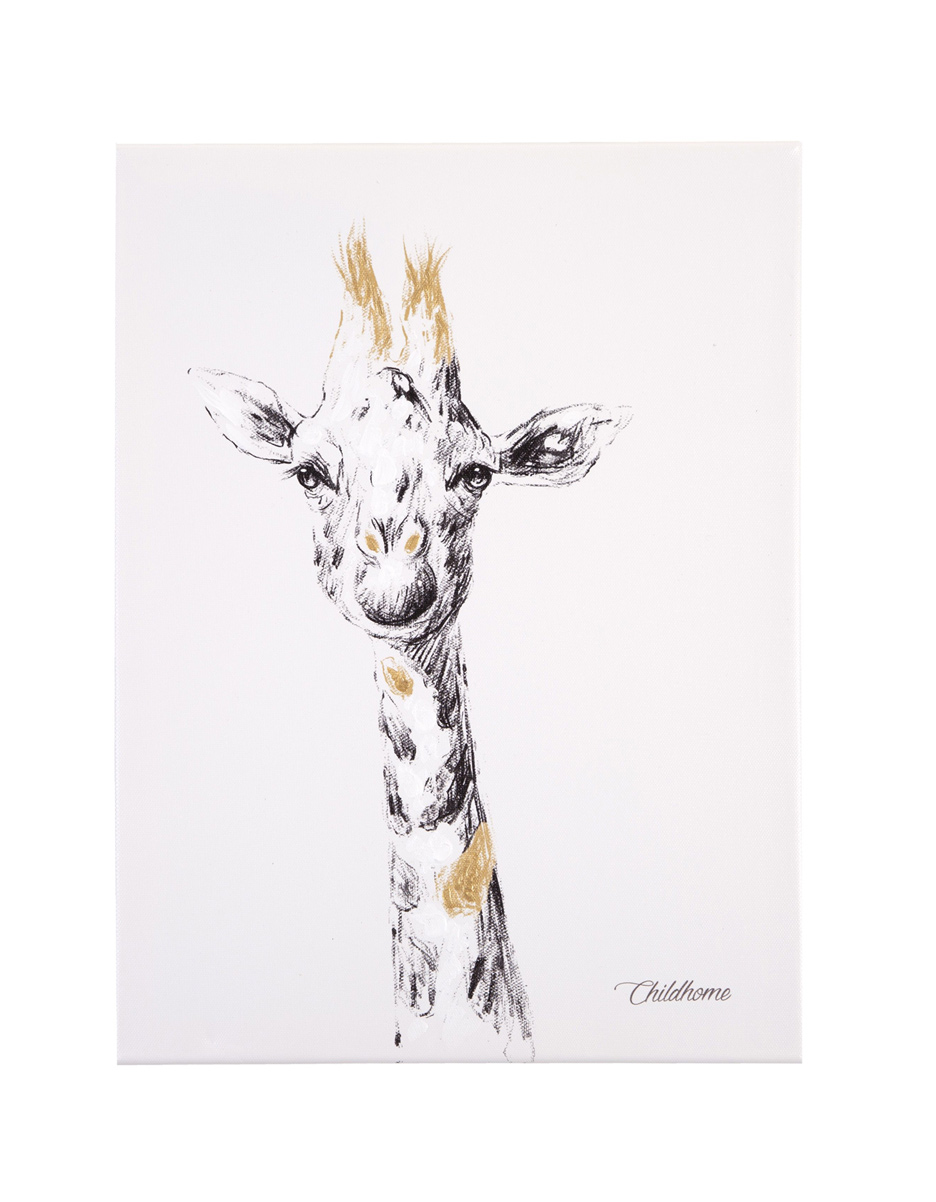 Peinture à l'huile girafe (Childhome)