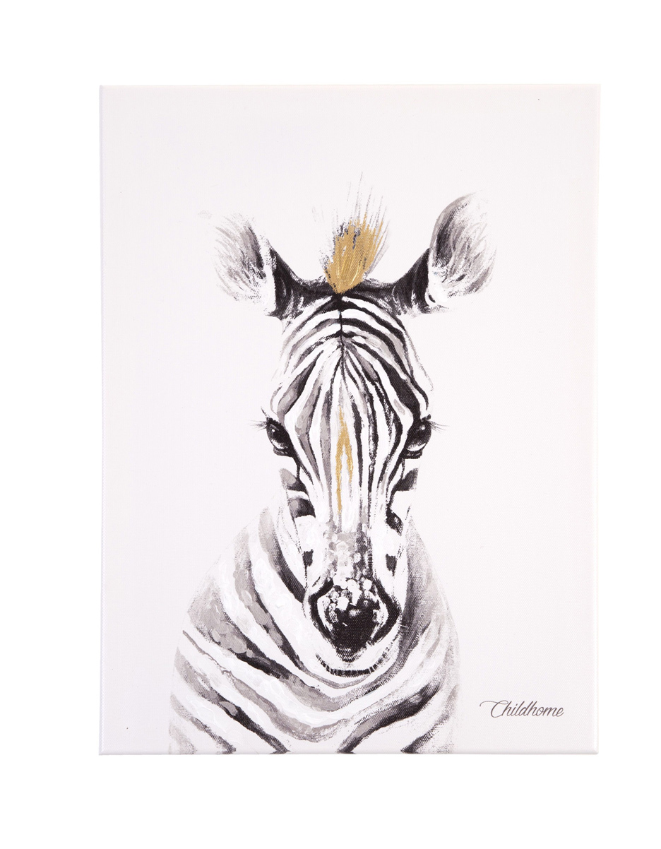 Peinture à l'huile zèbre (Childhome)