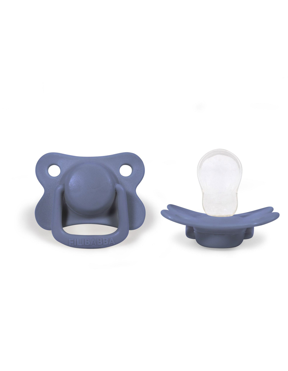 Sucette anatomique en silicone - pack de 2 - Taille 6m+ (Filibabba) – Image 3