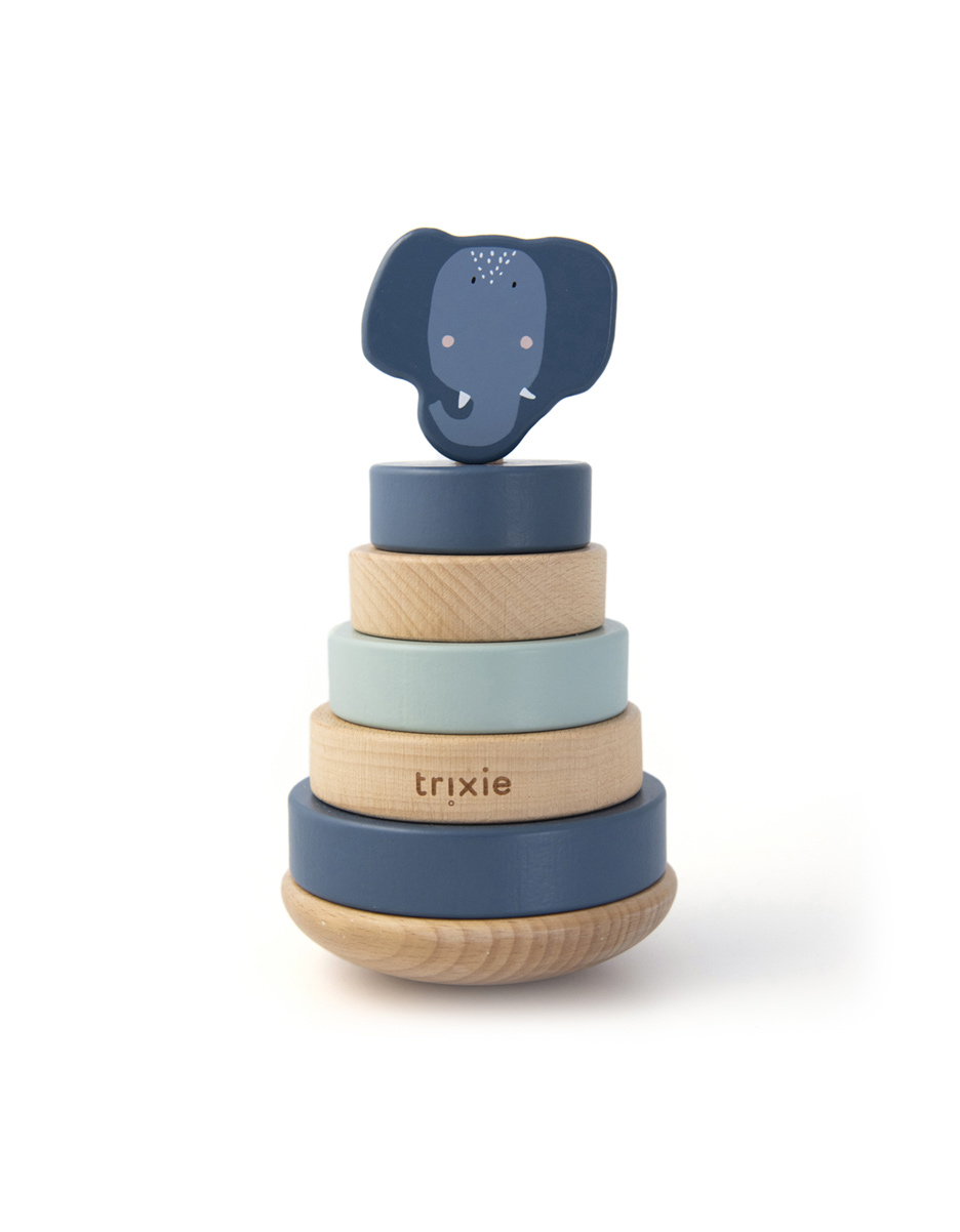 Tour à empiler en bois - Mr. Elephant (Trixie)