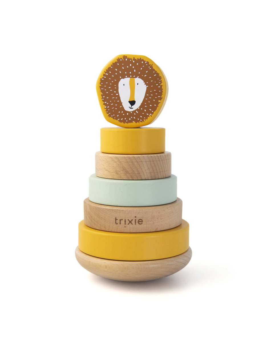 Tour à empiler en bois - Mr. Lion (Trixie)