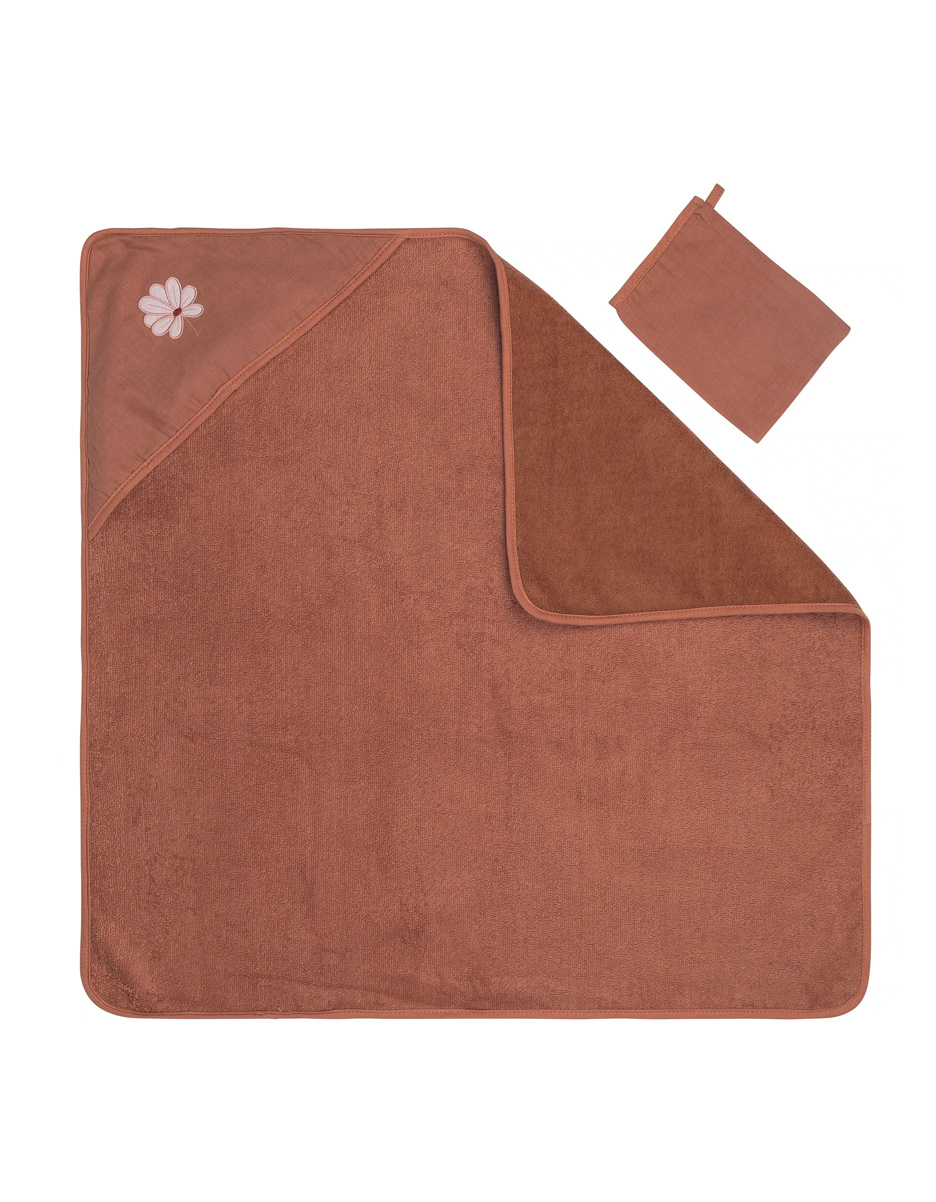 Cape de Bain et Gant Susie et Bonnie (Nattou)