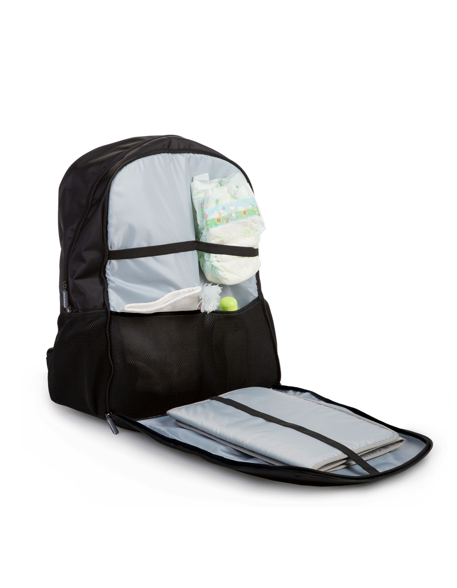 DADDY BAG SAC A DOS À LANGER - Noir (Childhome) – Image 2