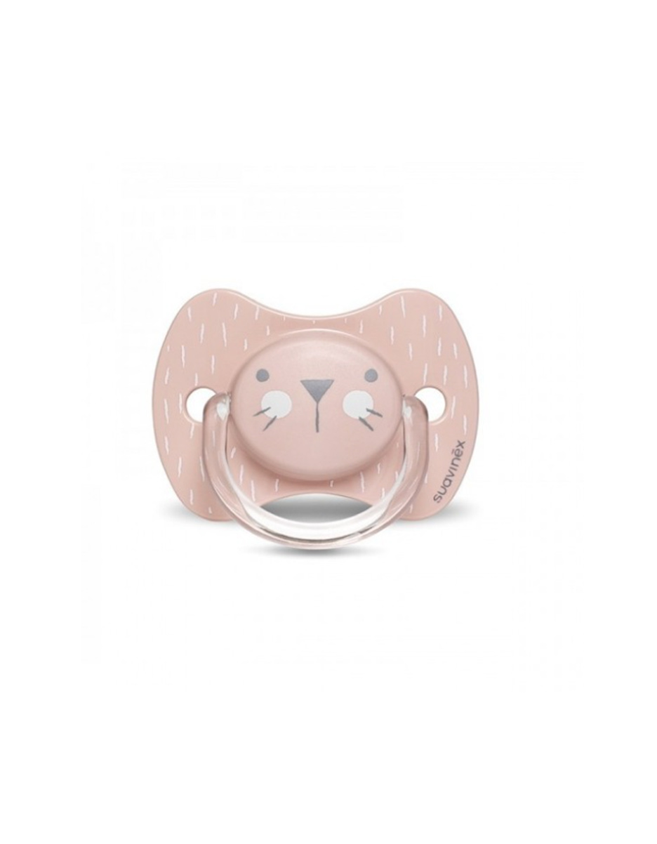 SX - HYGGE - SOOTHER - SILI. - REVERSIBLE - PINK WHISKERS (Suavinex)