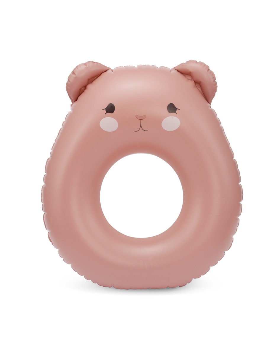 Anneau de natation ours - cherry blush (KongesSlojd)