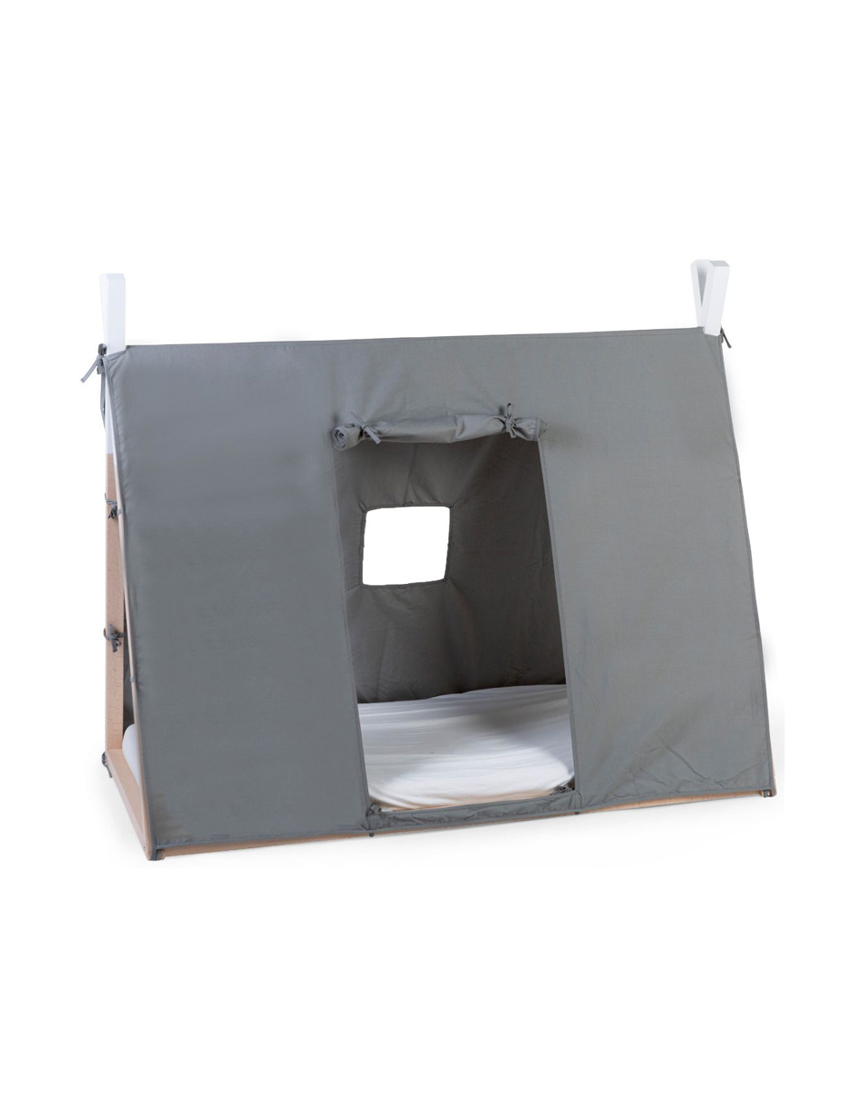 Toile de lit Tipi 70x140cm - Gris (Childhome)