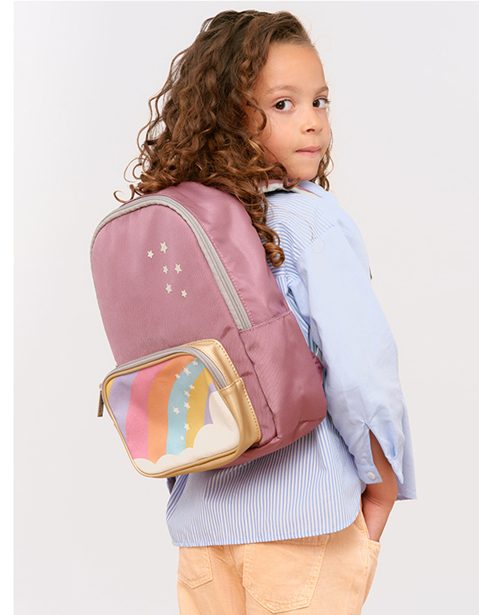 Petit Sac À Dos Arc En Ciel Étoilé (Caramel and Cie) – Image 3