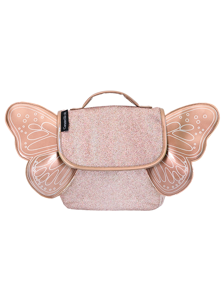 Sac Papillon Paillettes Cuivre (Caramel and Cie)