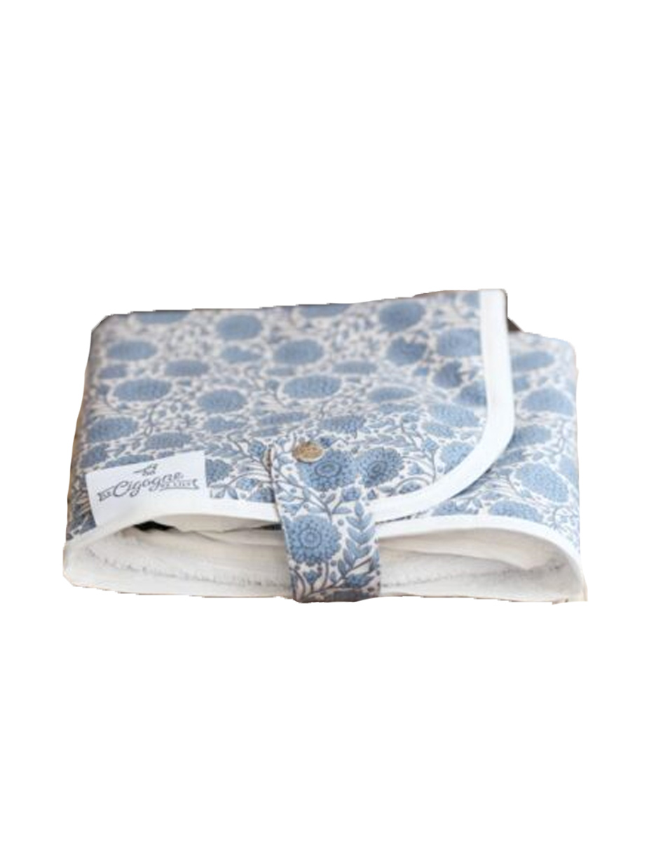 Tapis à langer de voyage Milo Blue (La Cigogne De Lily)