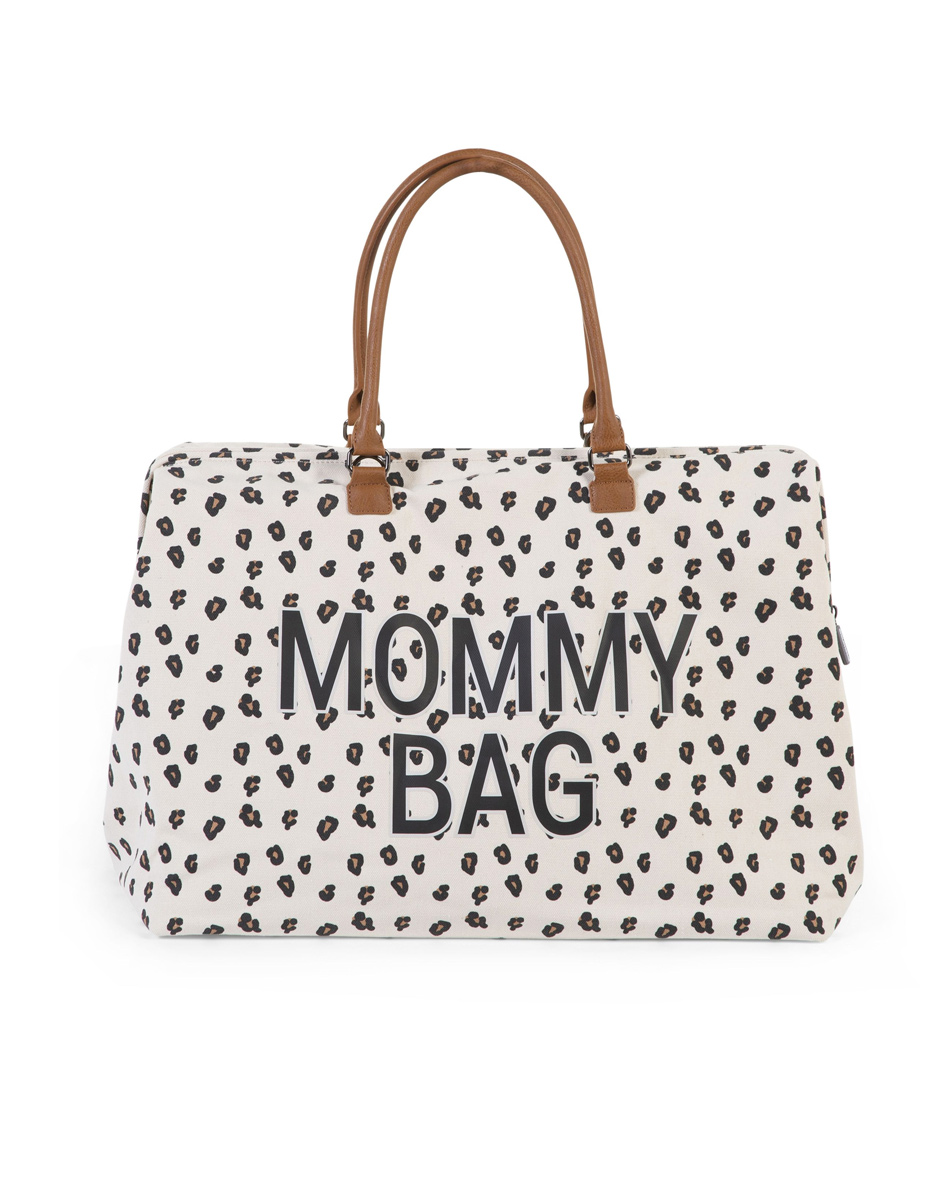 MOMMY BAG SAC A LANGER - LEOPARD (Childhome)