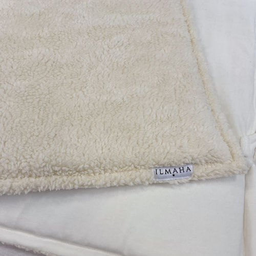 Tapis de parc rectangle Teddy Ecru (Ilmaha) – Image 3