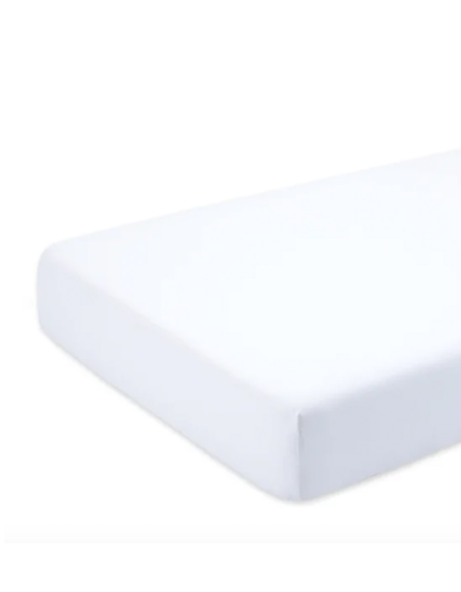 DRAP HOUSSE LIT 60x120cm blanc jersey (Bemini)
