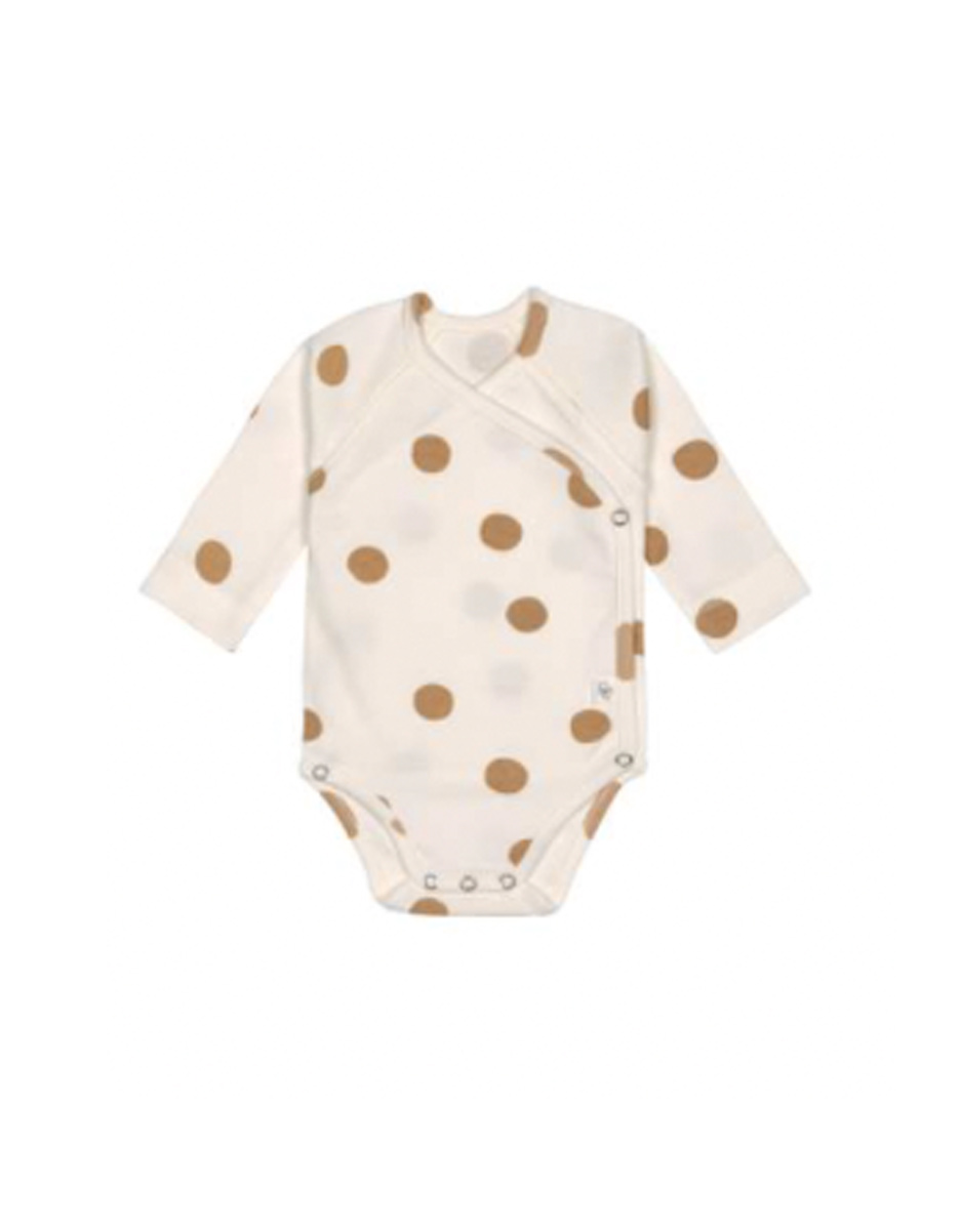 Body manches longues Big dots blanc cassé (Lassig)