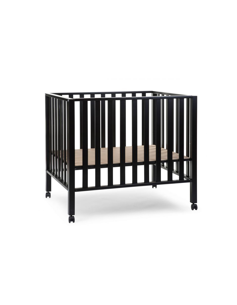 PARC 94 + ROUES - 75X95 CM - BOIS - NOIR (Childhome)
