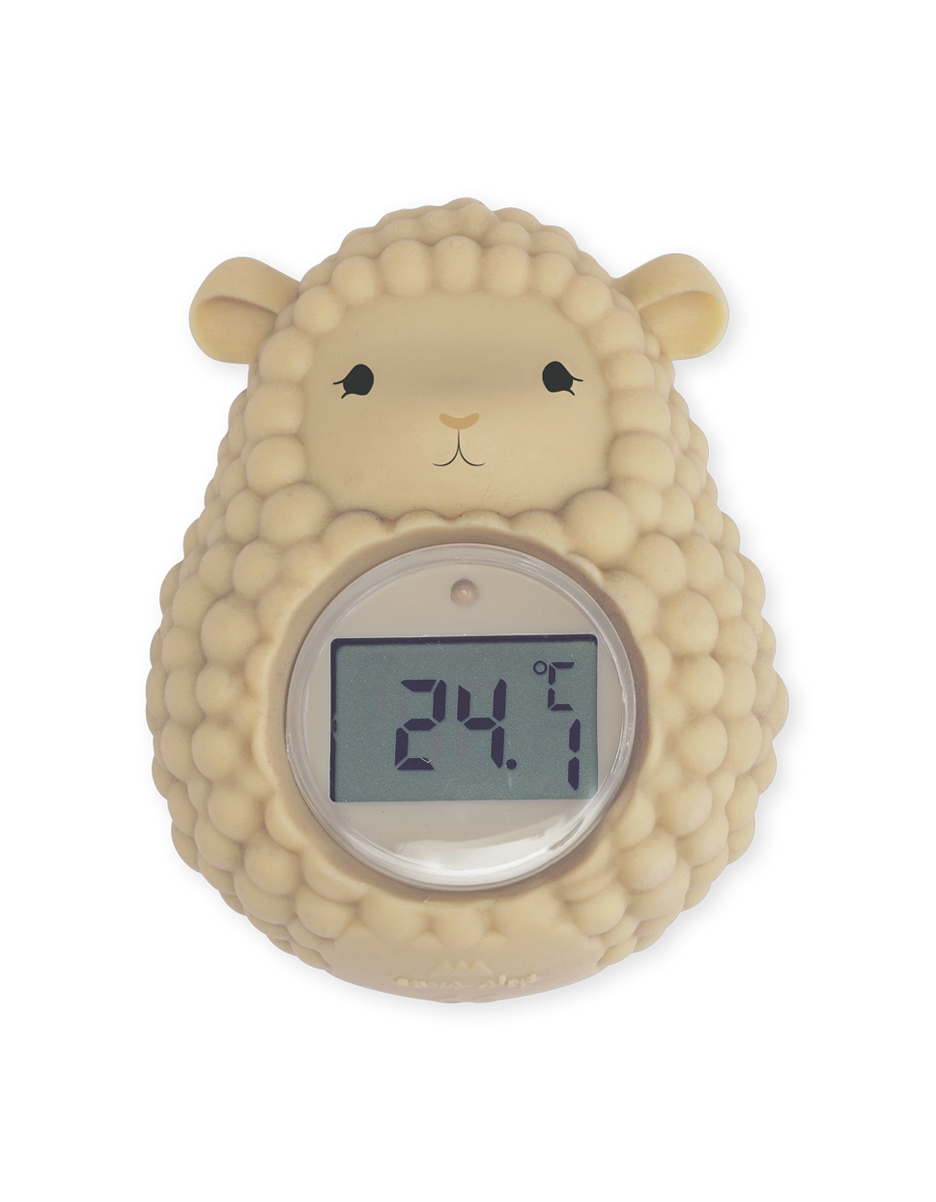 Thermomètre de bain en silicone - moutons-Sand (KongesSlojd)