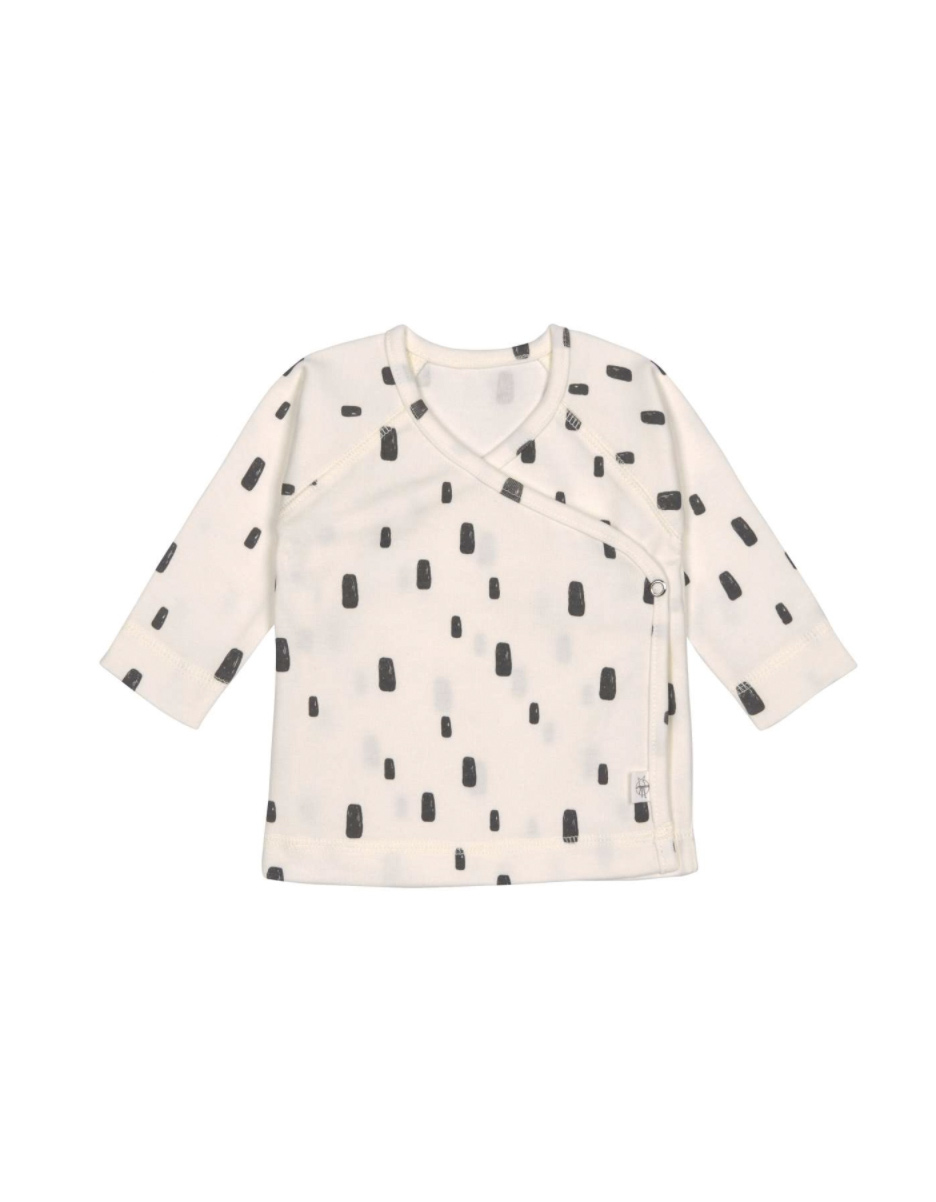 T-Shirt Kimono GOTS Bricks blanc cassé (Lassig)