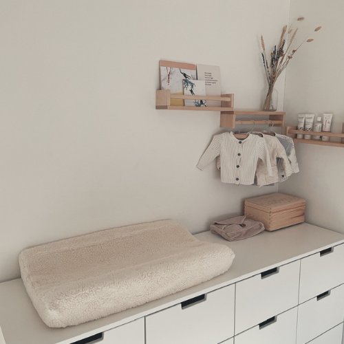 Housse de coussin à langer teddy écru (Ilmaha) – Image 2