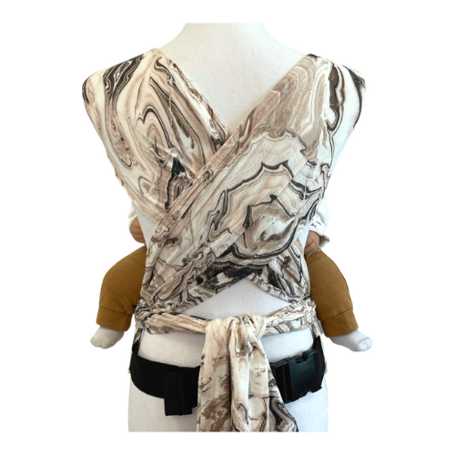 Mei Tai Porte-bébé marbré beige (Ilmaha) – Image 2