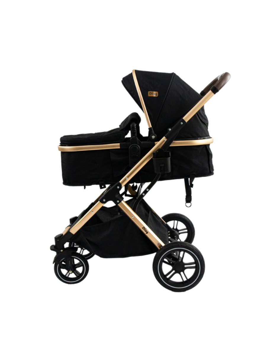 DING - JUNA ROSE/BLACK 3-IN-1 POUSSETTE (Ding) – Image 2